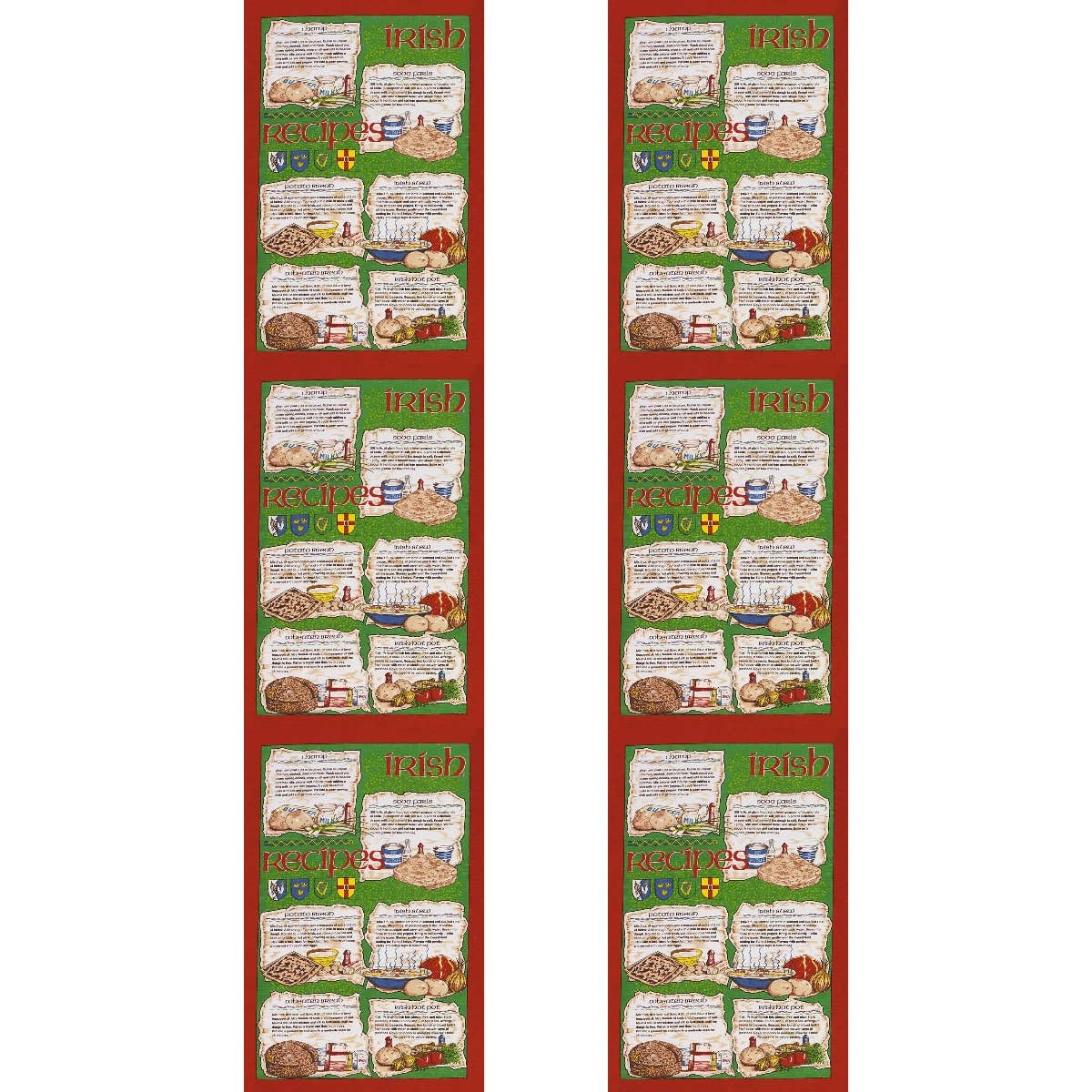 Dublin Gift Company – wholesale Kökshandduk – Kökshandduk i bomull med irländska recept3