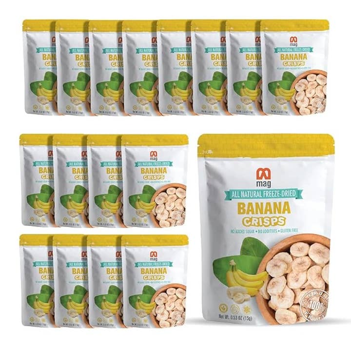 MAG - Wholesale Dried/Dehydrated Fruit - MAG Freeze Fruit Banana Snacks Frozen Dry Fruit Slices Fresh8