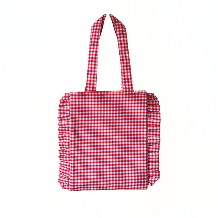 Sac Cabas Vichy Rouge pour la vente par Girl Haus
