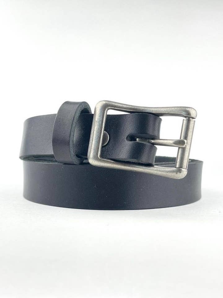 Unisex Full Grain Leather Belts (Slim Width) for wholesale by Rural Roots