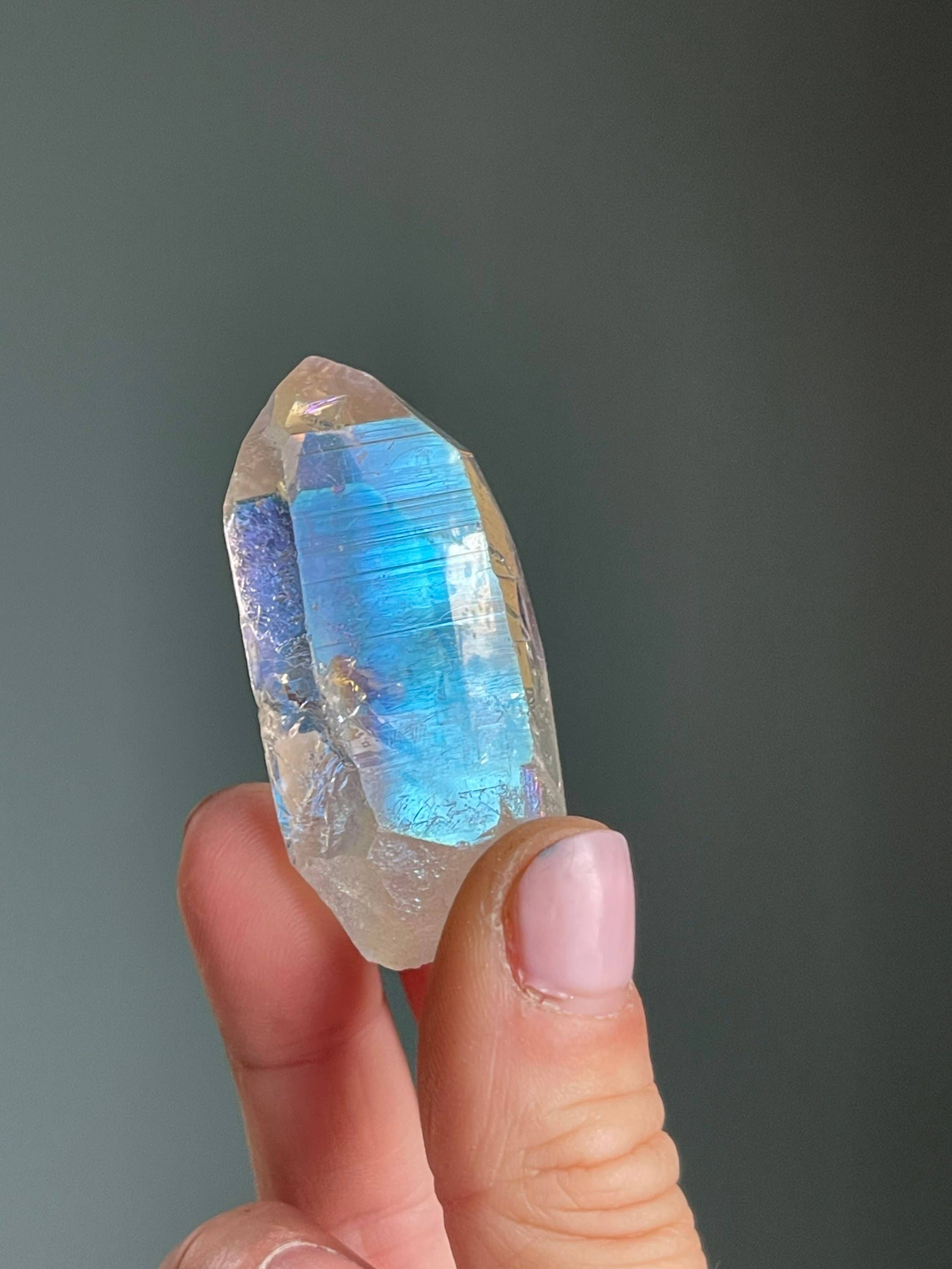 Tumbledshop - Wholesale Spiritual Stone/Crystal - Angel Aura Quartz Crystal Points, Rainbow Aura Crystal8