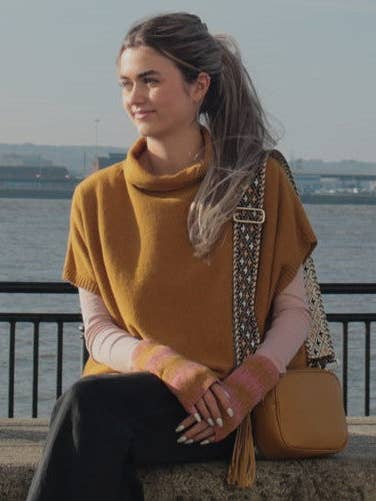 Cadenza Italy Ltd – wholesale Tunika - Dam – Klassisk tunika i kashmirblandning18