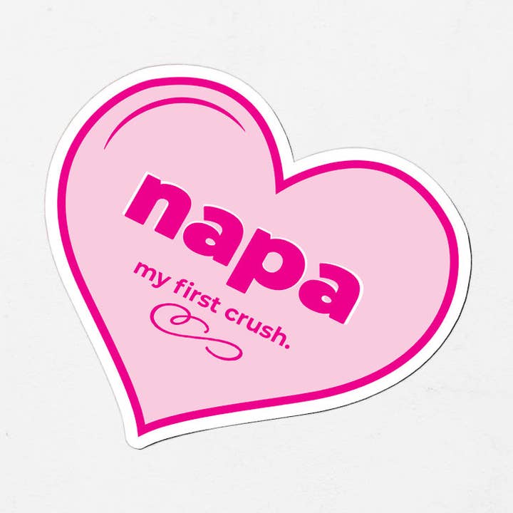 Questionable Designs - Wholesale Sticker - Napa First Crush Sticker0
