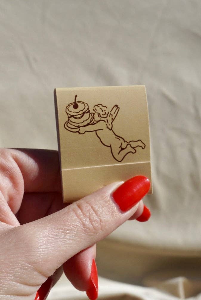 artxnikki - Wholesale Matches - “Just A Little Treat!” Cupid Cake Matchbook1