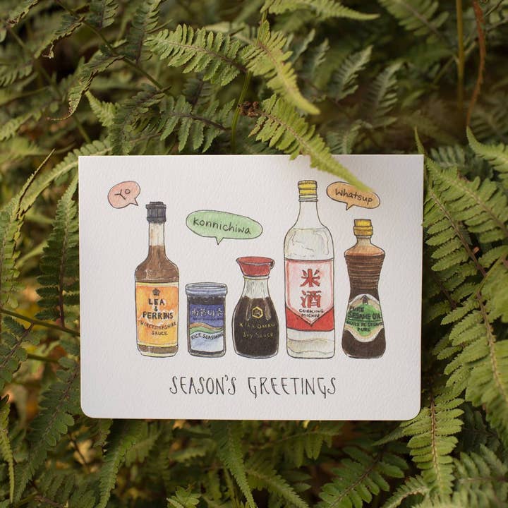 Gotamago - Wholesale Season's Greetings Card - Season's Greetings - Foodie Holiday Card2