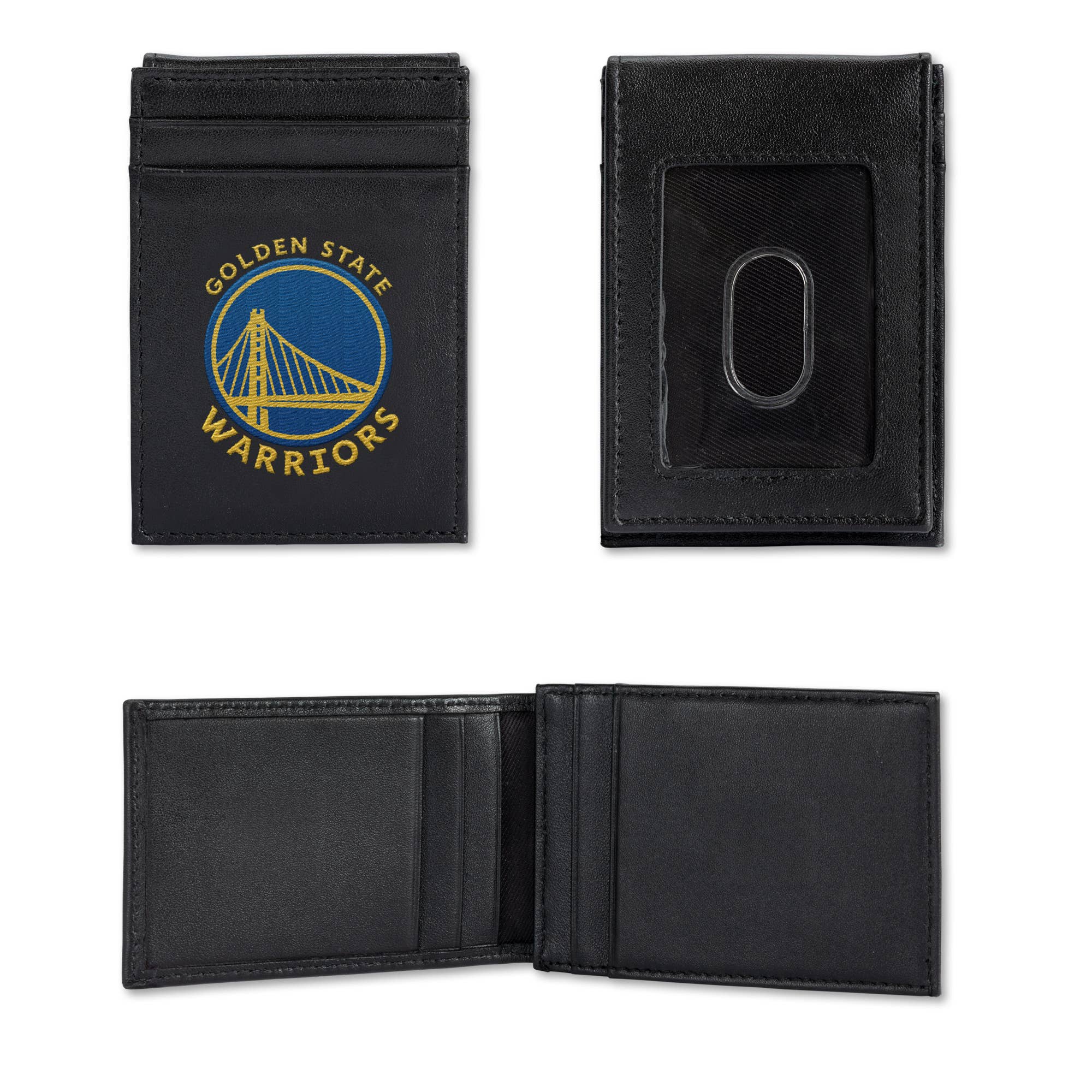 Rico Industries - Wholesale Wallet - Men's - Golden State Warriors Embroidered Front Pocket Wallet0