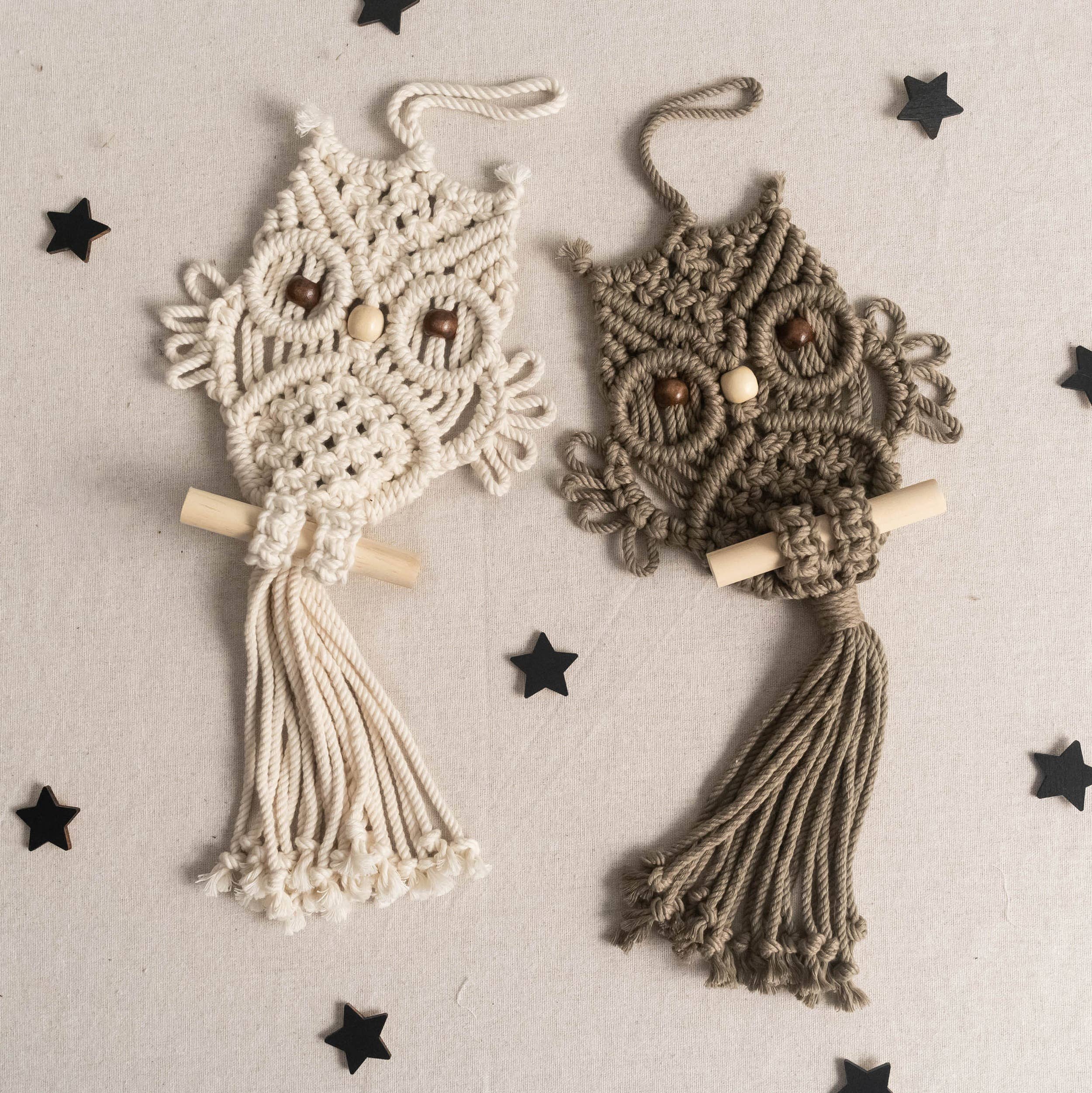 BeanDaikon – wholesale Väggdekor - Barn och baby – Macrame Uggla Vägghängande W734