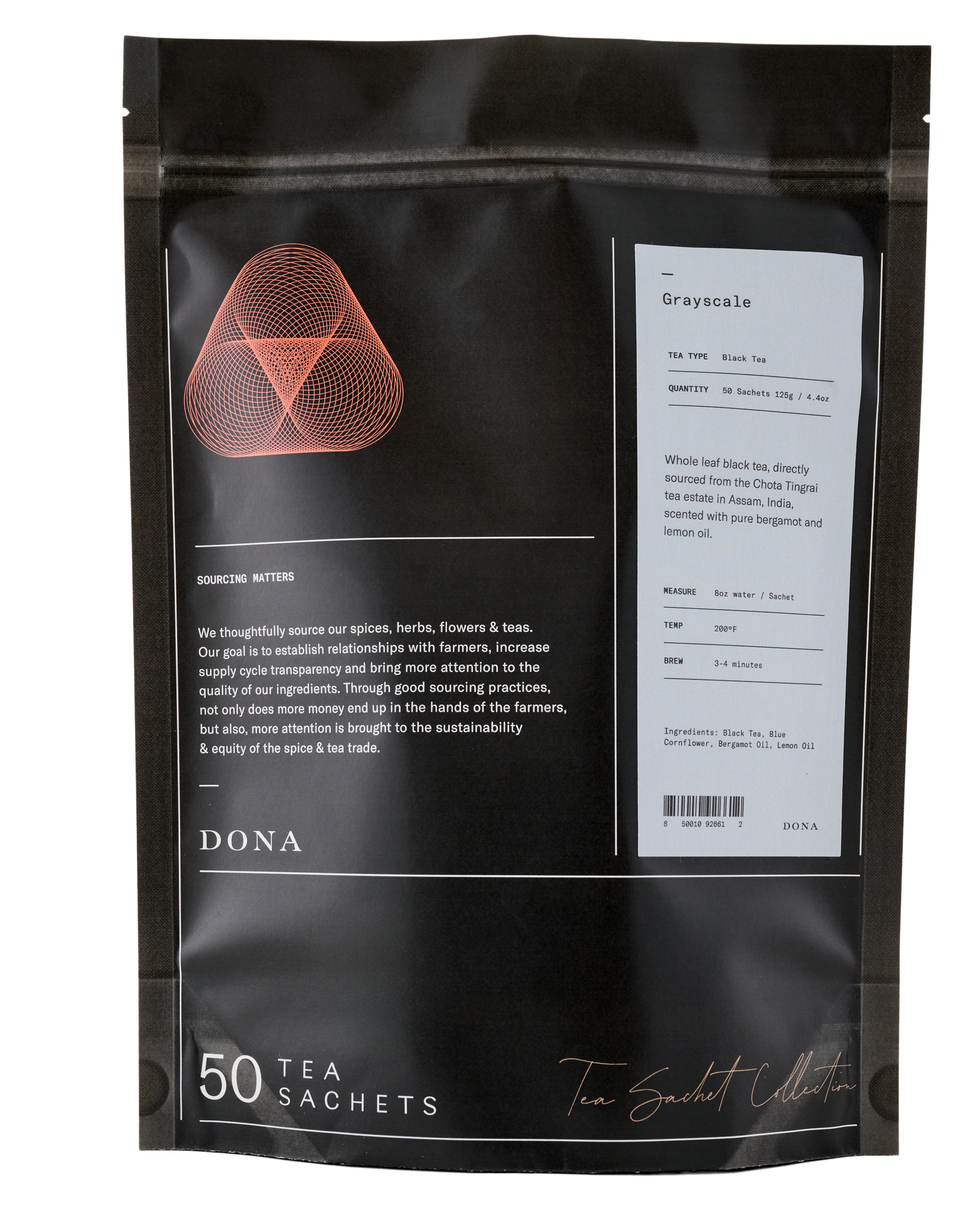 DONA – Engroshandel Teposer – Bulk poser Sort te (50 tæller)7