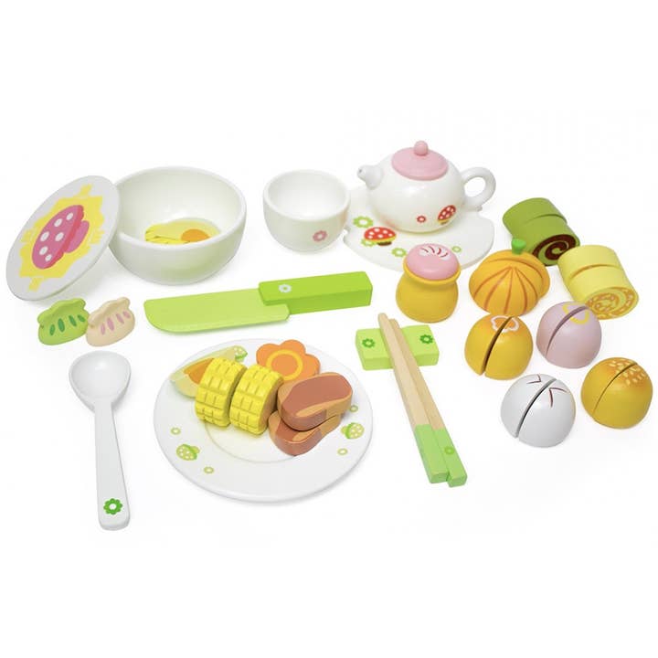 Baby Snack Time - Wholesale Toy Set - Kids - Dim Sum Tea Wooden Play Set7