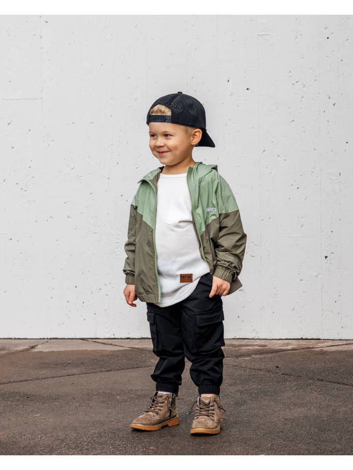 Bay Co. Apparel - Wholesale Windbreaker – Kids - Salt + Sage Windbreaker2