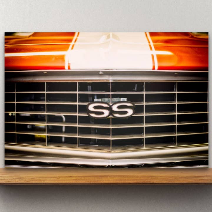 Camaro SS, Route 66 Wooden Art and Postcards for wholesale by Wimberley Puzzle Company