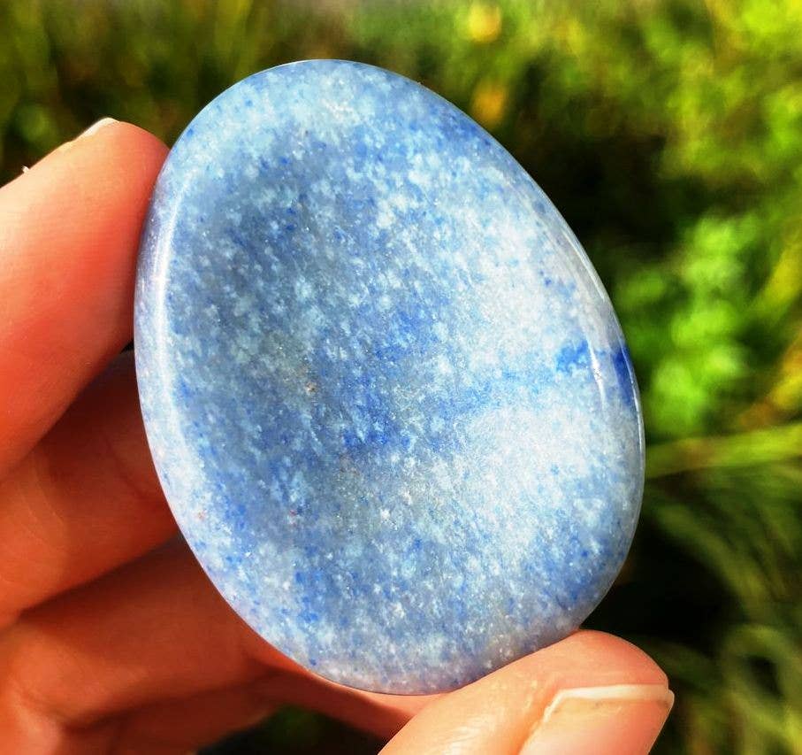 Elf Kendal Hippies – Pedra/cristal espiritual por atacado – Pedra de preocupação de cristal, pedra de polegar de cristal, gema calmante por Elf8