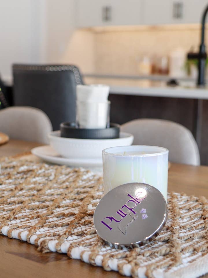 Clean Coconut Wax Candle – 2-Wick, Long-Lasting Luxury Scent for wholesale by Purple Duck