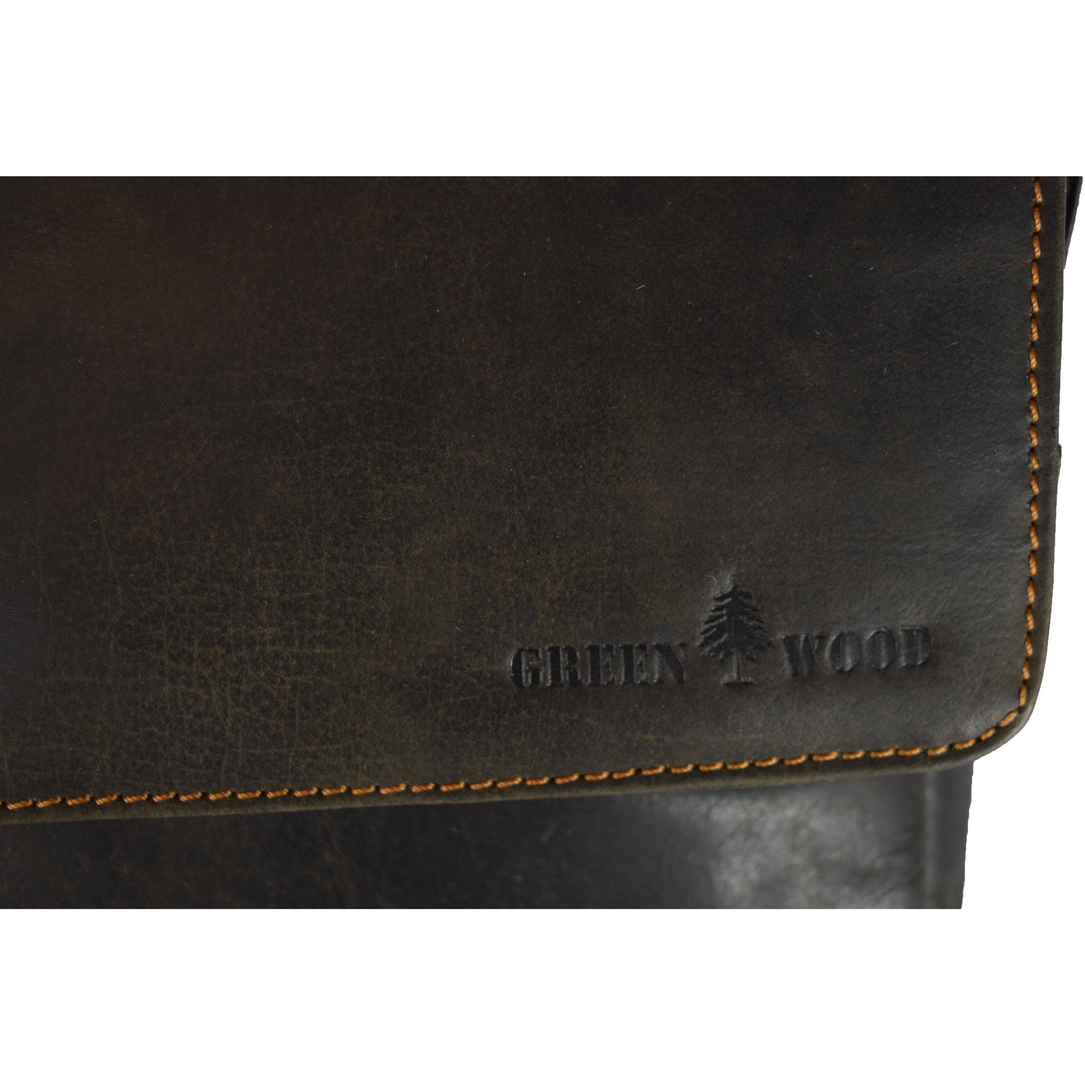 Greenwood Leather - Wholesale Messenger Bag - Unisex - Henry Unisex Mini-Messenger Bag5