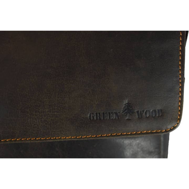 Greenwood Leather - Wholesale Messenger Bag - Unisex - Henry Unisex Mini-Messenger Bag5