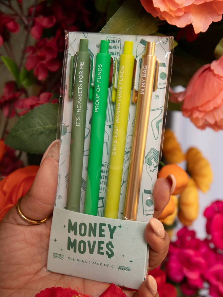 Set de stylos Money Moves pour la vente par Manifest Your Purpose