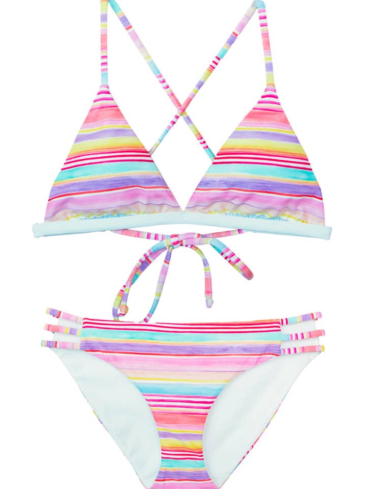 Chance Loves - Wholesale Bikini - Kinderen - BLISS BAY ~ 2-delige bikini met driehoekig topje voor tienermeisjes
