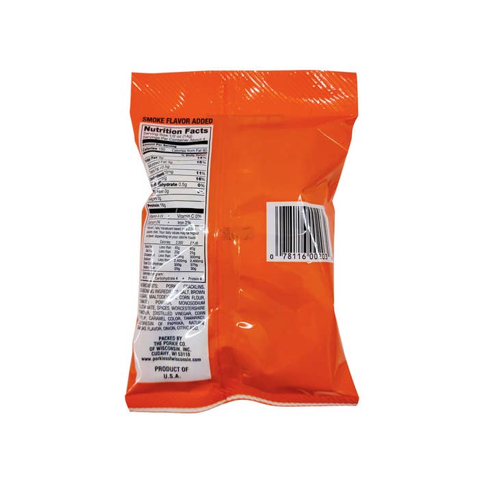 Pork King Good - Wholesale Puffed Snack - Porkie's BBQ Cracklins 1.75oz bag