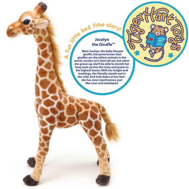 VIAHART Toy Co. - Vente Peluche – enfant et bébé - Jocelyn la girafe | Peluche doudou de 56 cm1