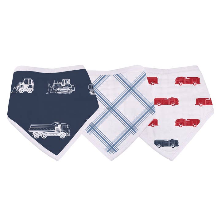 Newcastle Classics - Wholesale Bandana bib - Things That Go Bandana Bibs1