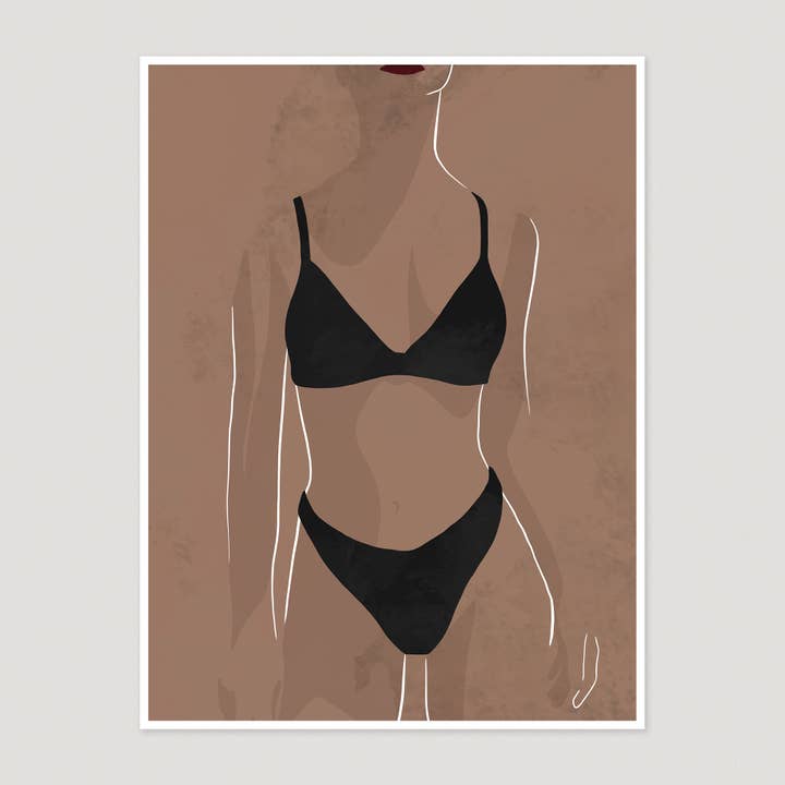 Biquíni de verão 01 impressão artística por atacado de Keeler & Sidaway