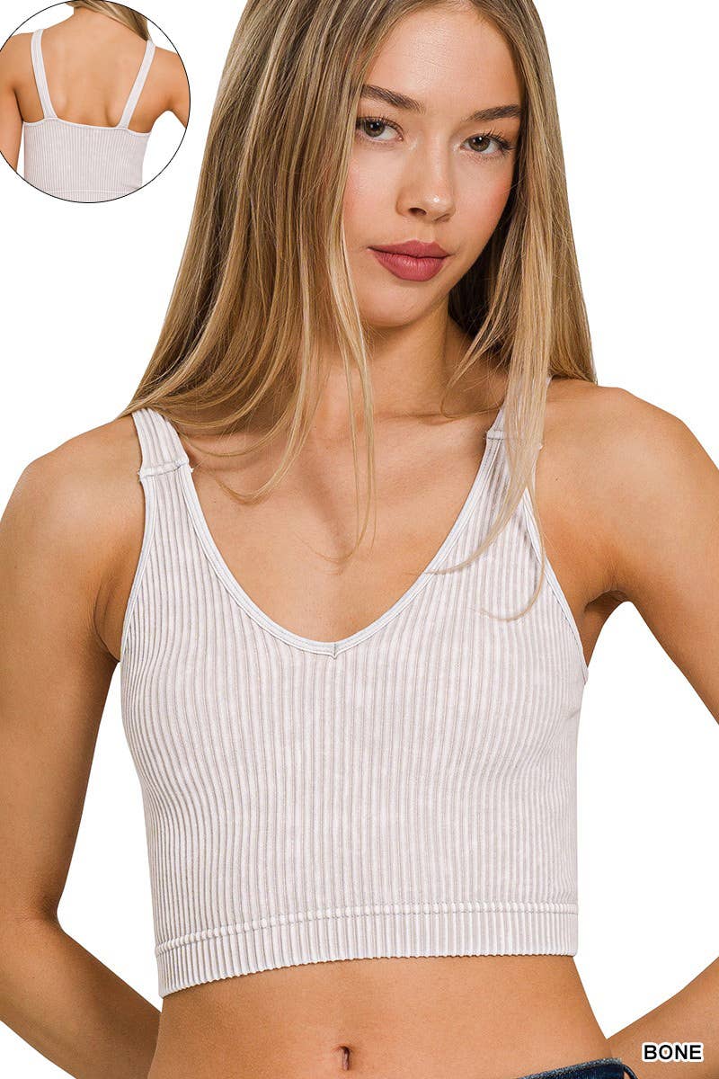 42POPS - Vendita all'ingrosso Canotta - Donna - .42POPS Premium Lavato Senza Cuciture Canotta a Coste41