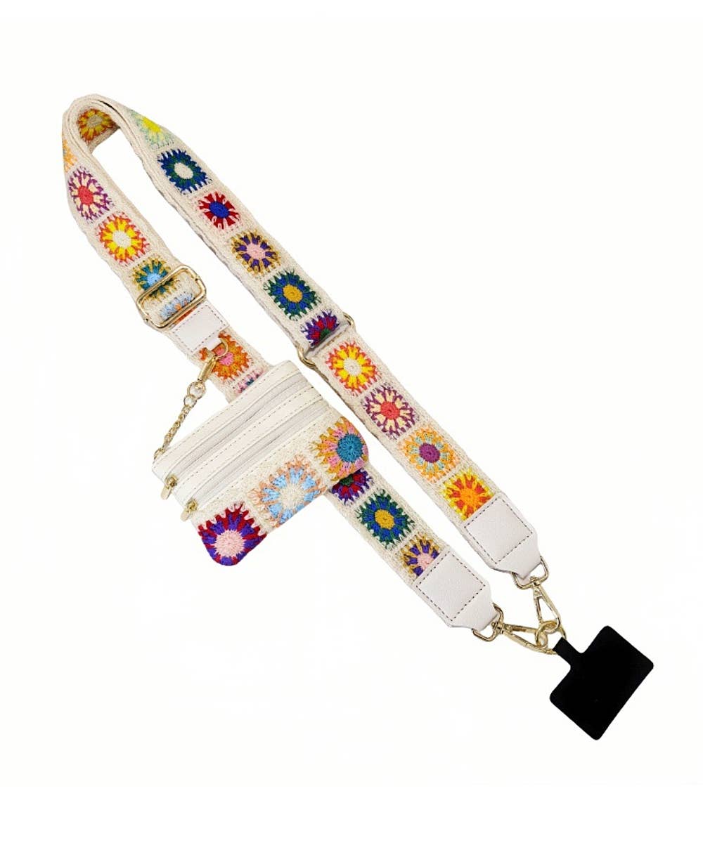 DESHENG ENTERPRISE - Wholesale Bag Strap - Women's -  HANDBAG STRAP WITH ZIPPER POUCH PHONE HOLDER WRISTBAND2