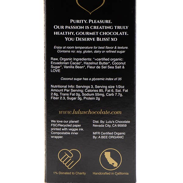 Lulu's Chocolate - Wholesale Chocolate Bar - Love Truffles