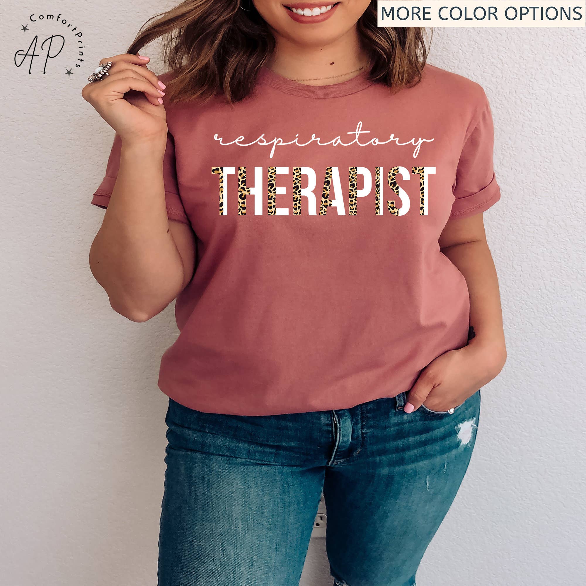 APComfortPrints - Wholesale Screen Printed T-Shirt - Women's - Respiratory Therapist Shirt, Respiratory Therapy T-Shirt2