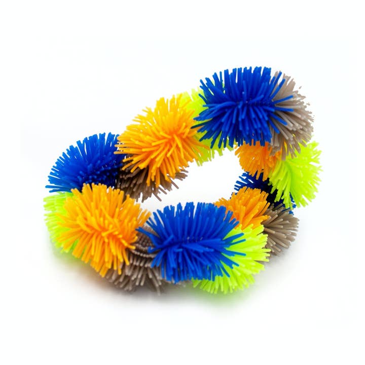Curious Minds Toys – wholesale Fidget toy – Kids – 1 Tangle HAIRY Soft Fidget Toy - Bendable Connected Curved F