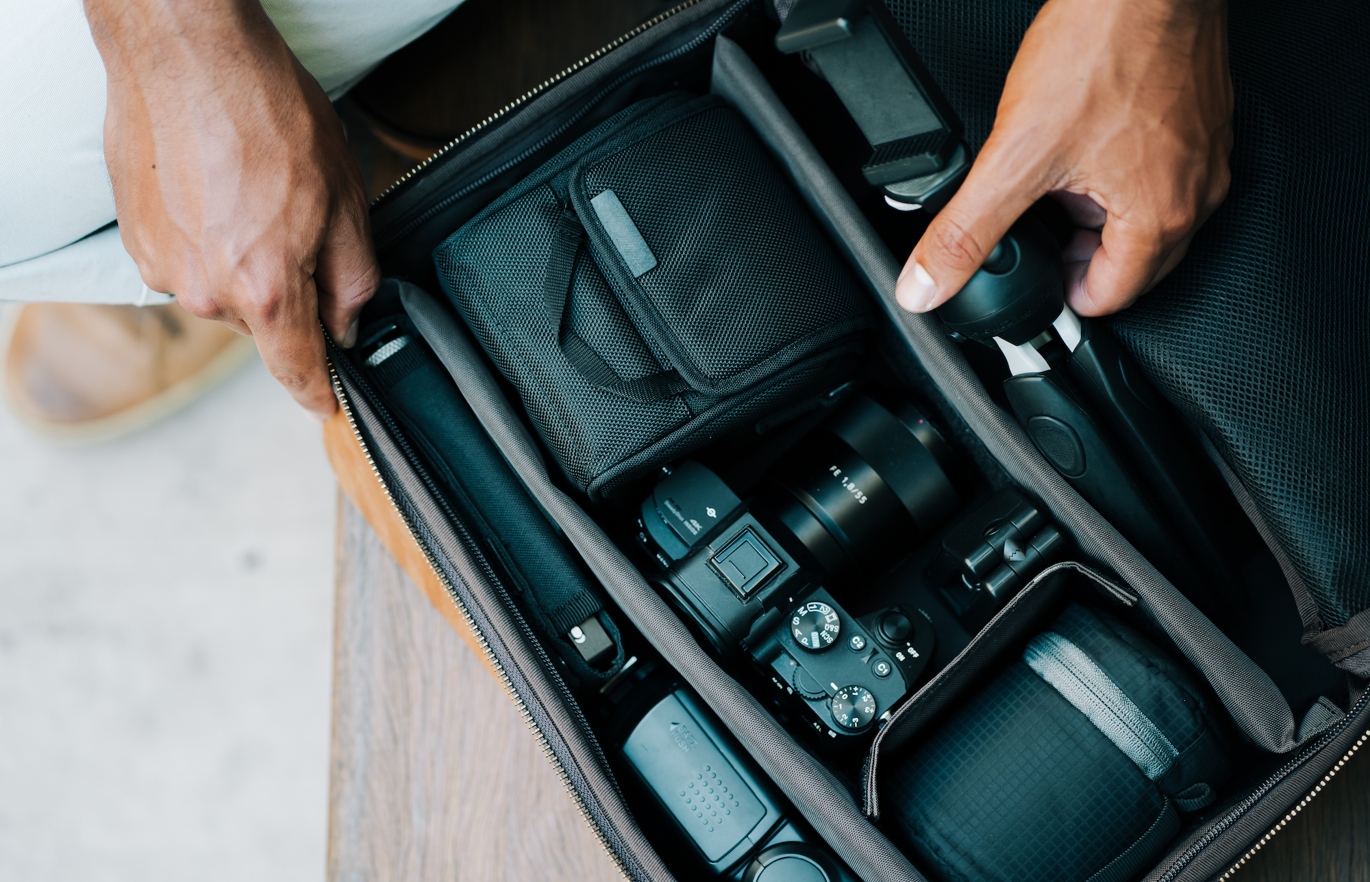 Rōmfrē Travel Co. – Großhandel Weekender-Tasche – Herren – CPAP-Reisetasche aus Leder14