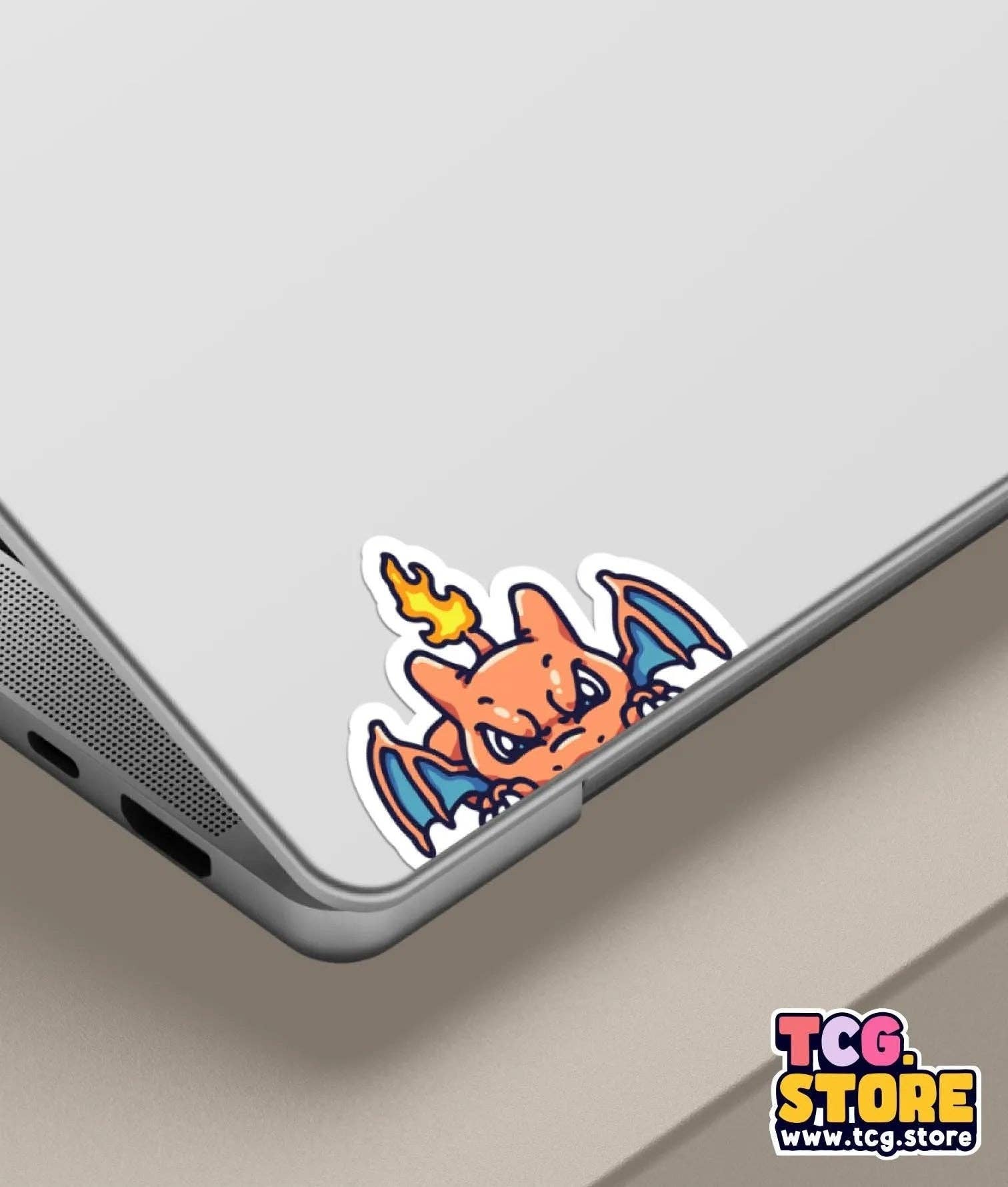 TCG.Store - TCGDOTSTORE - Wholesale Sticker - Charizard Peeking Pokémon Sticker4