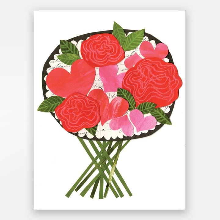 Valentine Bouquet Card for wholesale by Paste