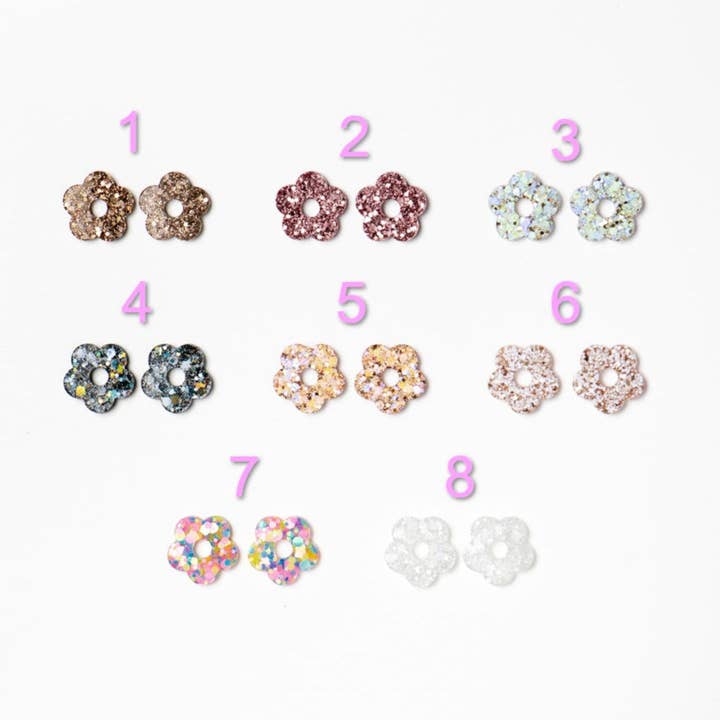 Les Nicolettes - Wholesale Stud/Post Earrings - New Collection | Flower Charms – Choose your pair from 16 creations