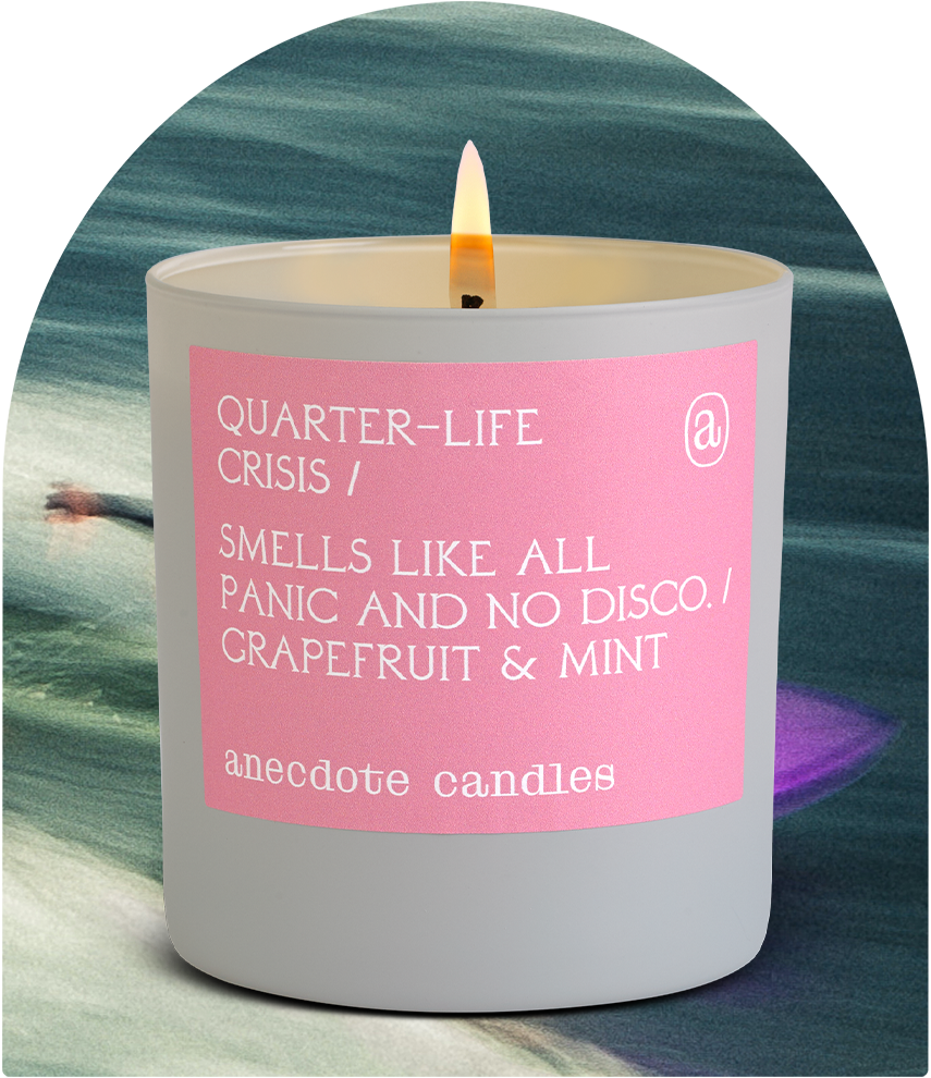 Anecdote Candles - Wholesale Jar/Filled Candle - Quarter-life Crisis (Grapefruit & Mint) Candle8