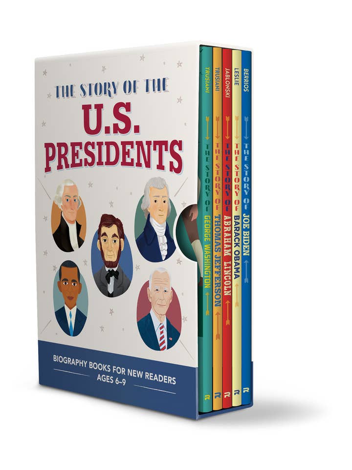 Story of the U.S. Presidents 5 Book Box Set for wholesale by Sourcebooks