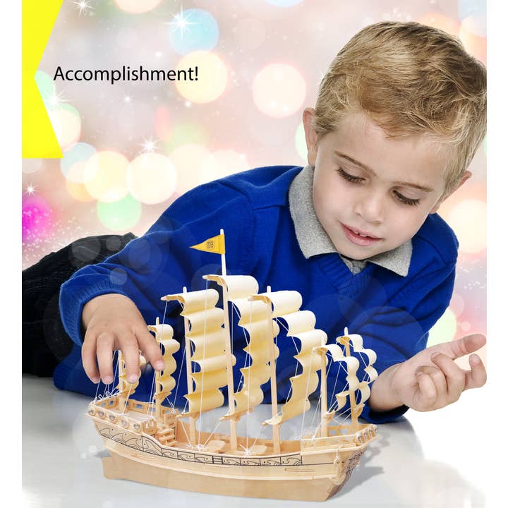 Cota Global - Wholesale Puzzle - Kids - 3D Puzzles - Ancient Sailboat5