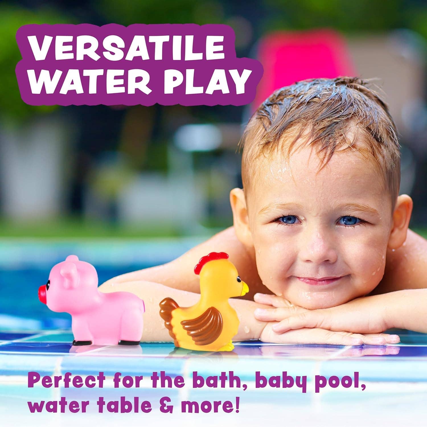 Tub Works LLC - Wholesale Bath Toy - Baby - Tub Works® Barnyard™ Mold Free Bath Toys, 6 Pack2