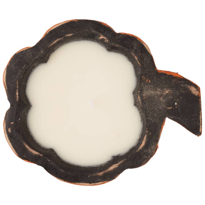 My Amigos Imports - Wholesale Candle Holder - Pumpkin-Small-Candle Ready-Original Design-6x8 inches16