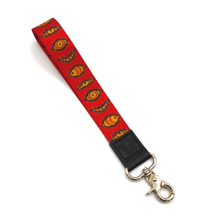 Eye See You Wristlet Lanyard for wholesale by Playing Possum Clothing Co.