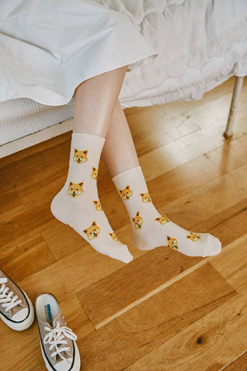 7DAYSSOCKS - Wholesale Socks - Women's - Women's Crew Mini Dogi Socks10