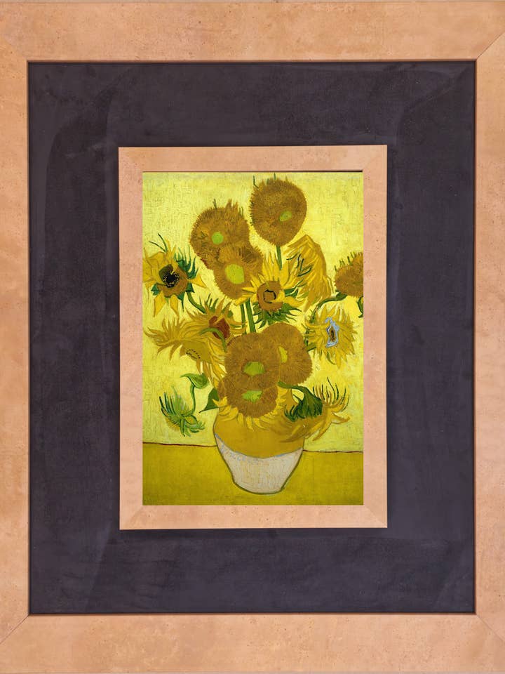 Van Gogh Sunflowers with Terra Cotta and Fabric for wholesale by The Brightener Group