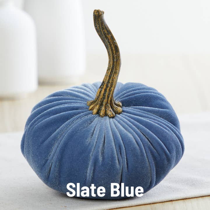 Your Heart's Content - Wholesale Decorative Tabletop Object - Pumpkin Small Velvet, Halloween mantel, Autumn table, Gift14