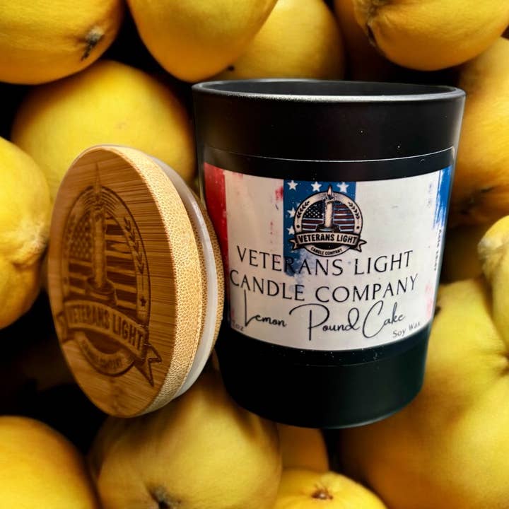 Veterans Light Candle Company - Wholesale Jar/Filled Candle - Lemon Pound Cake Candle – Sweet, Citrus, & Comforting3