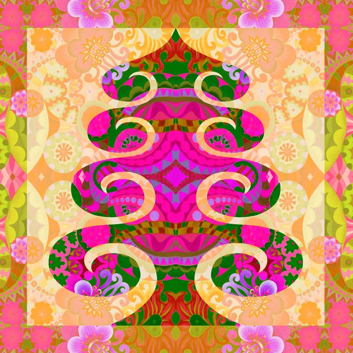 'Tree in pink' card for wholesale by Tattersfield Designs