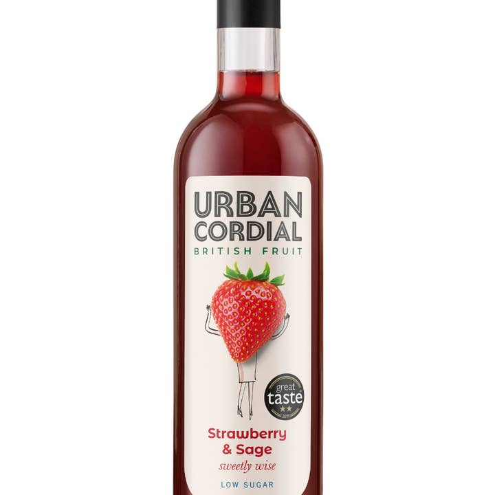 Urban Cordial - Wholesale Fruit Juice - Strawberry & Sage Cordial - Urban Cordial