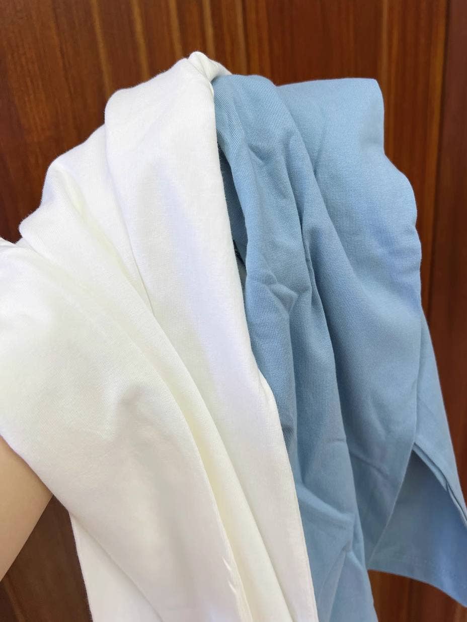 Rosa Clothing - Wholesale T-Shirt - Women's - Essential basic everyday cotton crewneck t-shirt long sleeve37