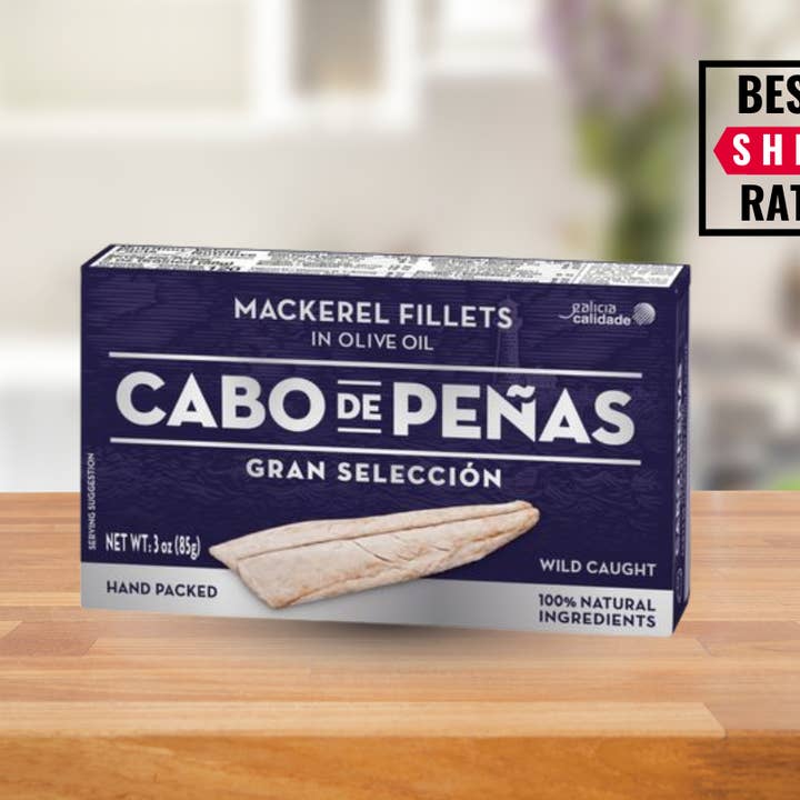 Cabo de Peñas Mackerel Fillets in Olive Oil 85 g – 24/case for wholesale by Casacella Foods