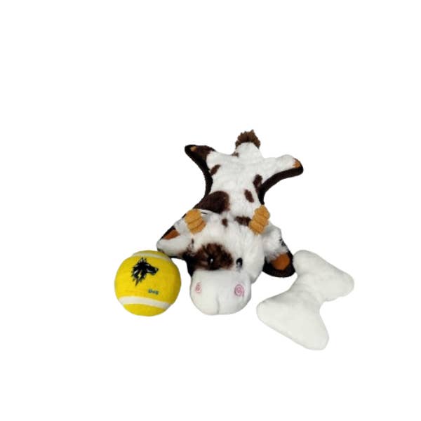 Lightning Dog - Wholesale Pet Plush Toy - Dog - Baby Fuzzy Brown Cow 2