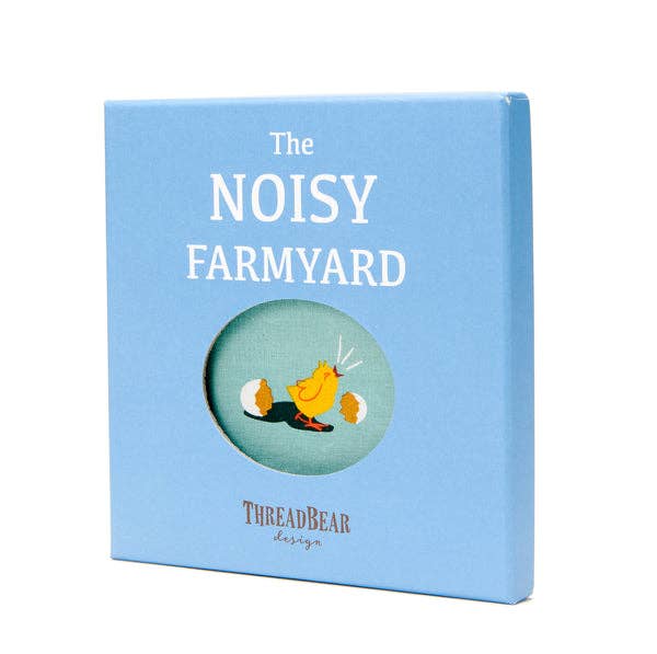 ThreadBear Design UK/EU - Wholesale Baby & Toddler Book (0-2) - ThreadBear Noisy Farmyard Rag Book0